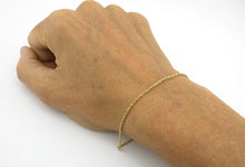 Load image into Gallery viewer, 10K Gold 1.5mm Diamond Cut Rope Bracelet
