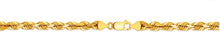 Load image into Gallery viewer, 10K Gold 2.5mm Diamond Cut Rope Bracelet
