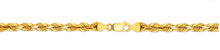 Load image into Gallery viewer, 10K Gold 3.0mm Diamond Cut Rope Bracelet
