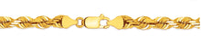 Load image into Gallery viewer, 10K Gold 5.0mm Diamond Cut Rope Bracelet

