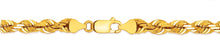 Load image into Gallery viewer, 10K Gold 7.0mm Diamond Cut Rope Bracelet
