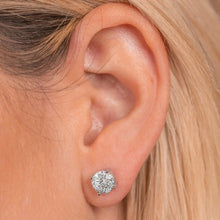 Charger l&#39;image dans la galerie, 14K LAB CREATED DIAMOND STUD EARRINGS (0.50CTW-2.00CTW)
