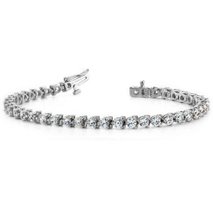 Diamond Tennis Bracelet In White Gold 3 PRONGS 1.00 CTW