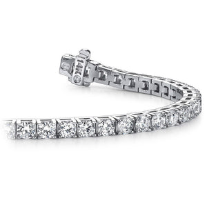 Diamond Tennis Bracelet In White Gold 4 PRONGS 2.00 CTW
