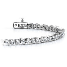Charger l&#39;image dans la galerie, Diamond Bracelet Illusion  In White Gold (1.50 Ctw)
