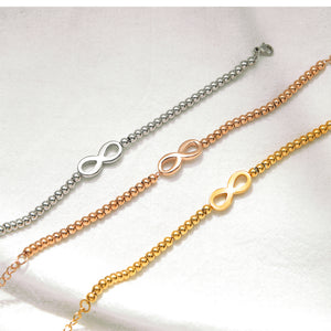 Fancy Stainless steel INFINITY Bracelet