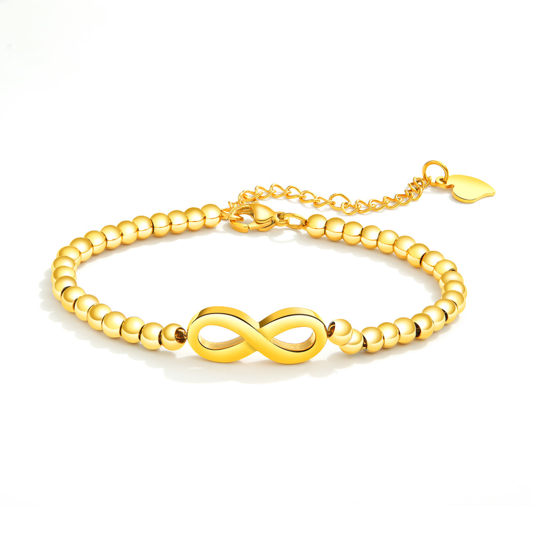 Fancy Stainless steel INFINITY Bracelet