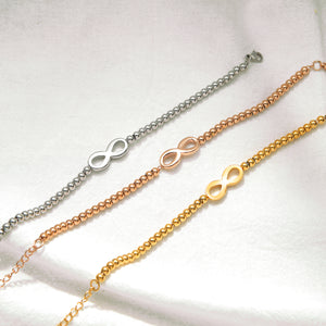 Fancy Stainless steel INFINITY Bracelet