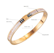 Load image into Gallery viewer, Fancy Stainless steel &quot;Love&quot; Bracelet Cubic zirconium
