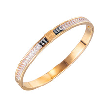Load image into Gallery viewer, Fancy Stainless steel &quot;Love&quot; Bracelet Cubic zirconium
