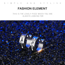 Load image into Gallery viewer, Fancy Stainless steel HUGGIES Earrings
