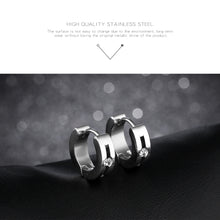 Load image into Gallery viewer, Fancy Stainless steel HUGGIES Earrings
