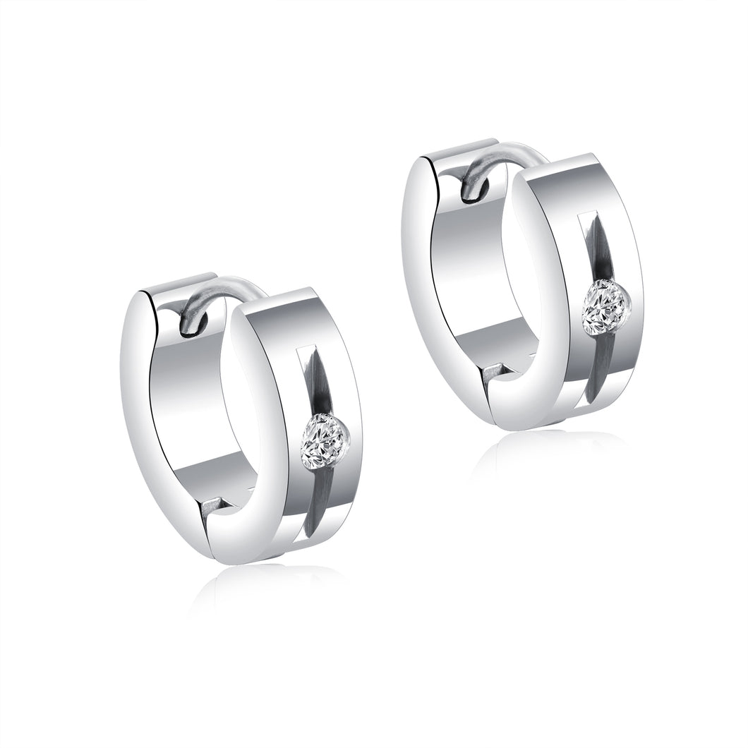 Fancy Stainless steel HUGGIES Earrings