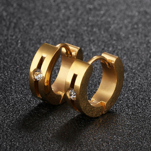 Fancy Stainless steel HUGGIES Earrings