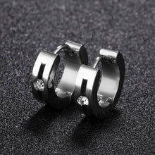 Load image into Gallery viewer, Fancy Stainless steel HUGGIES Earrings
