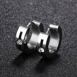 Fancy Stainless steel HUGGIES Earrings