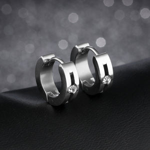 Fancy Stainless steel HUGGIES Earrings