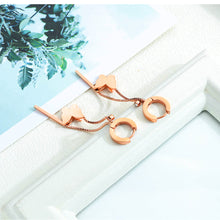 Load image into Gallery viewer, Fancy stainless steel jewelry BUTTERFLY Earrings
