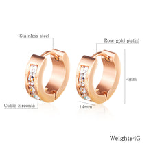 Load image into Gallery viewer, Fancy stainless steel HUGGIES Earrings
