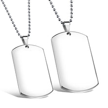 Load image into Gallery viewer, Fancy Stainless steel DOG TAG Necklace
