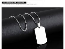 Load image into Gallery viewer, Fancy Stainless steel DOG TAG Necklace
