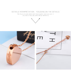 Stainless steel HEART Necklace