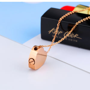 Stainless steel HEART Necklace