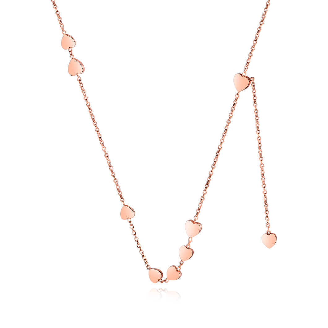 Fancy Stainless steel HEART Necklace