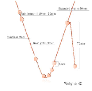 Fancy Stainless steel HEART Necklace