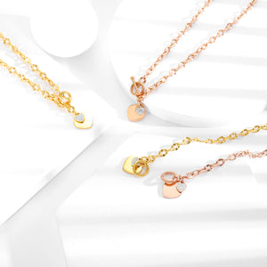 Fancy Stainless steel HEART Necklace