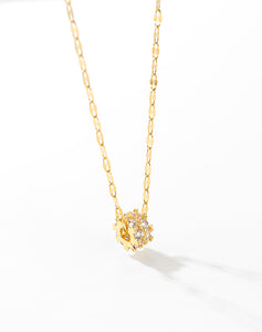 CYLINDER CZ NECKLACE