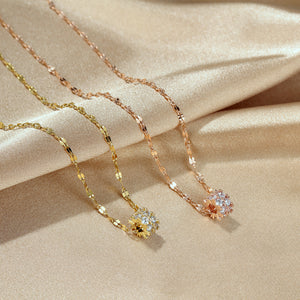 CYLINDER CZ NECKLACE