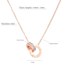 Load image into Gallery viewer, HOOPS CZ NECKLACE
