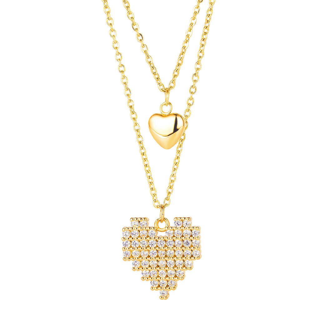 HEART CZ NECKLACE