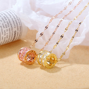 CYLINDER CZ NECKLACE