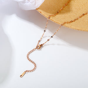 CYLINDER CZ NECKLACE