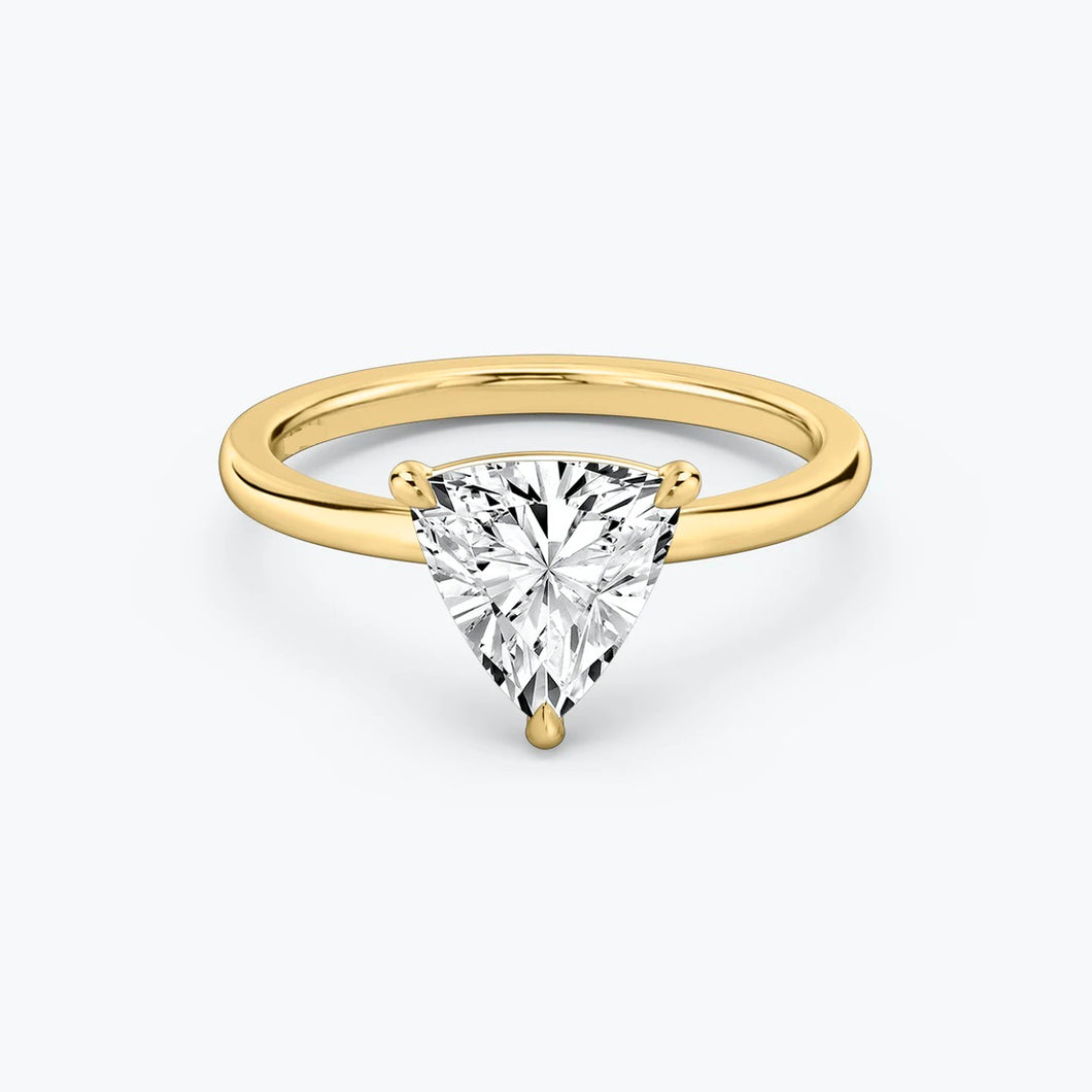 Solitaire Trillion Diamond Ring (0.90ctw.)