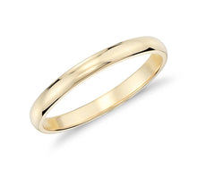 Load image into Gallery viewer, Gold wedding Bands Yellow-2MM
