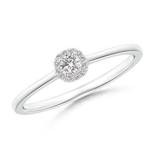 Load image into Gallery viewer, Round Diamond Halo Engagement Ring
