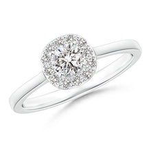 Load image into Gallery viewer, Round Diamond Halo Engagement Ring
