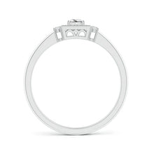 Load image into Gallery viewer, Princess-Cut Diamond Halo Engagement Ring
