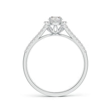 Load image into Gallery viewer, Round Diamond Halo Engagement Ring (Split)
