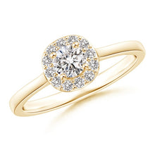 Load image into Gallery viewer, Round Diamond Halo Engagement Ring
