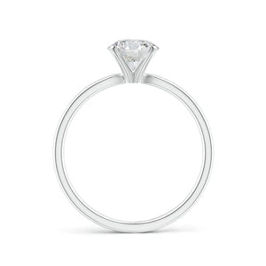 Diamond Solitaire Ring 14K White Gold