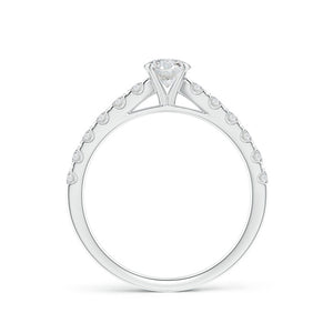 Diamond Ring 14K White Gold