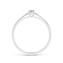 Load image into Gallery viewer, Diamond Solitaire Ring 14K White Gold
