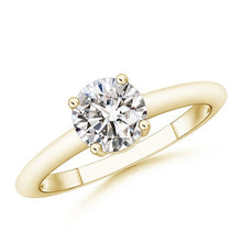 Load image into Gallery viewer, Diamond Solitaire Engagement Ring 14K Yellow Gold

