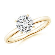 Load image into Gallery viewer, Diamond Solitaire Ring 14K Yellow Gold
