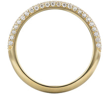 Load image into Gallery viewer, Diamond Wedding Micropavé Ring in 14K Yellow Gold (1/3 ctw.)
