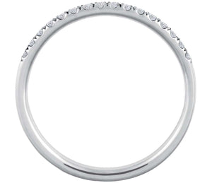 Cathedral Pavé Diamond Ring in 14k White Gold (1/6 ct. ctw.)